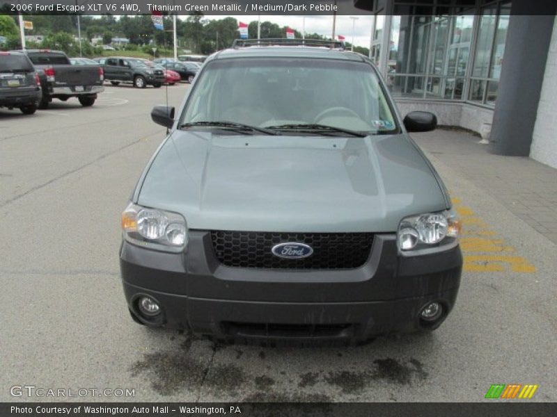 Titanium Green Metallic / Medium/Dark Pebble 2006 Ford Escape XLT V6 4WD