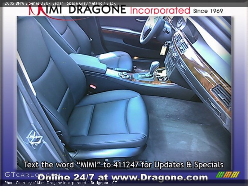 Space Grey Metallic / Black 2009 BMW 3 Series 328xi Sedan