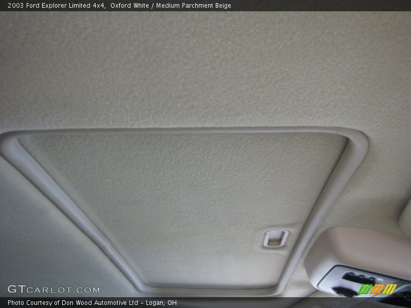 Oxford White / Medium Parchment Beige 2003 Ford Explorer Limited 4x4