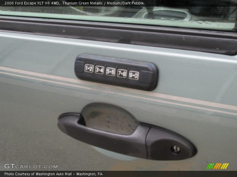 Titanium Green Metallic / Medium/Dark Pebble 2006 Ford Escape XLT V6 4WD