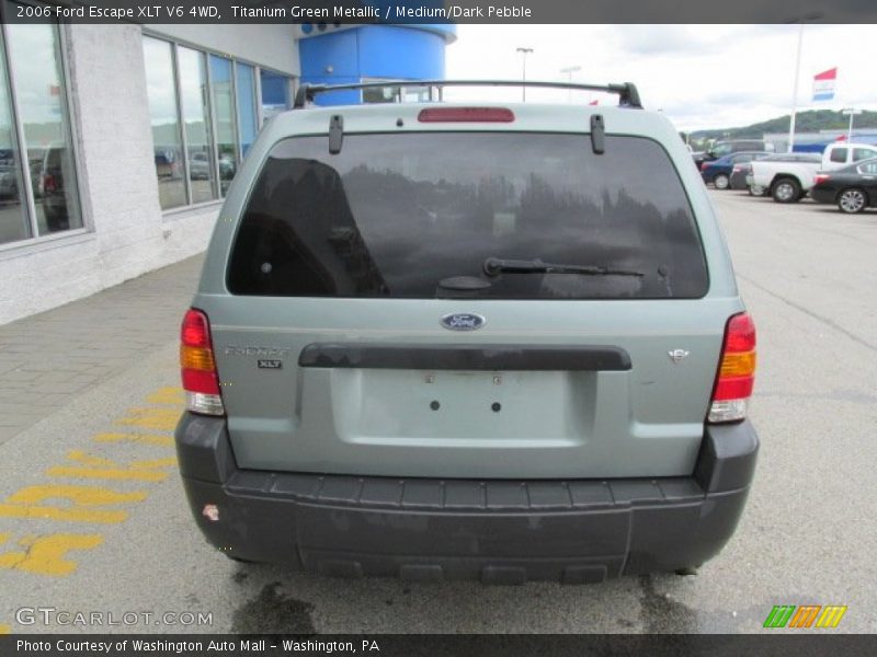 Titanium Green Metallic / Medium/Dark Pebble 2006 Ford Escape XLT V6 4WD