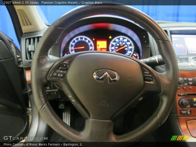 Platinum Graphite Metallic / Graphite Black 2007 Infiniti G 35 Sedan