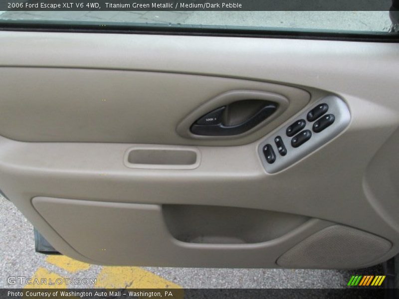 Titanium Green Metallic / Medium/Dark Pebble 2006 Ford Escape XLT V6 4WD
