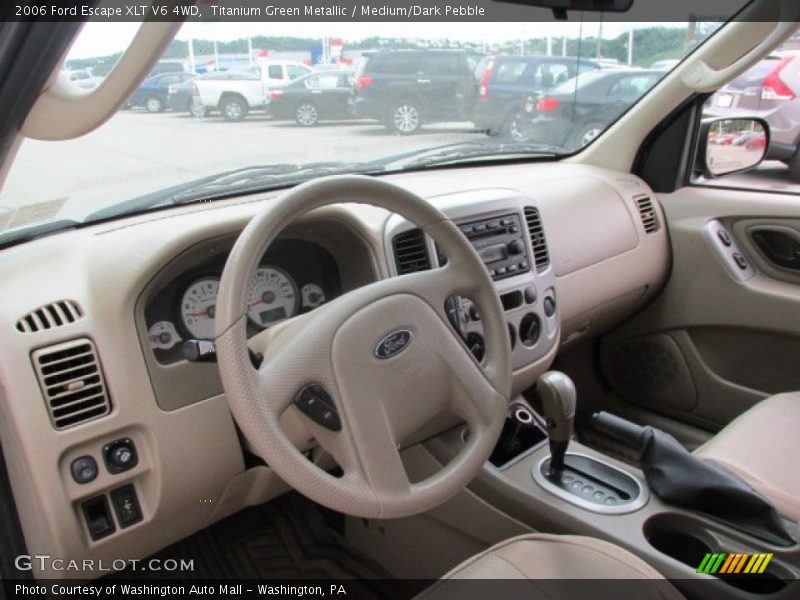 Titanium Green Metallic / Medium/Dark Pebble 2006 Ford Escape XLT V6 4WD