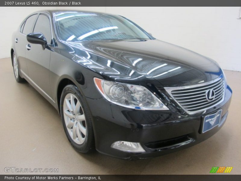 Obsidian Black / Black 2007 Lexus LS 460