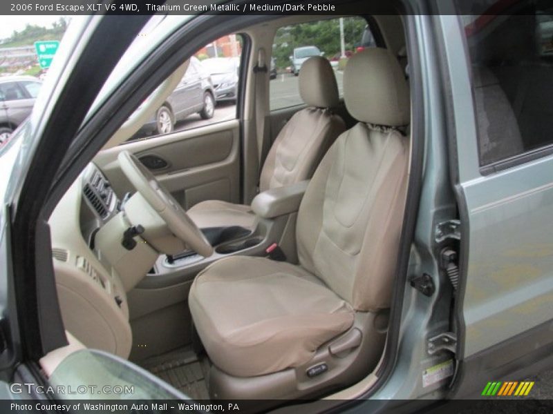 Titanium Green Metallic / Medium/Dark Pebble 2006 Ford Escape XLT V6 4WD