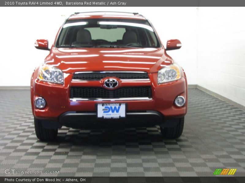 Barcelona Red Metallic / Ash Gray 2010 Toyota RAV4 Limited 4WD