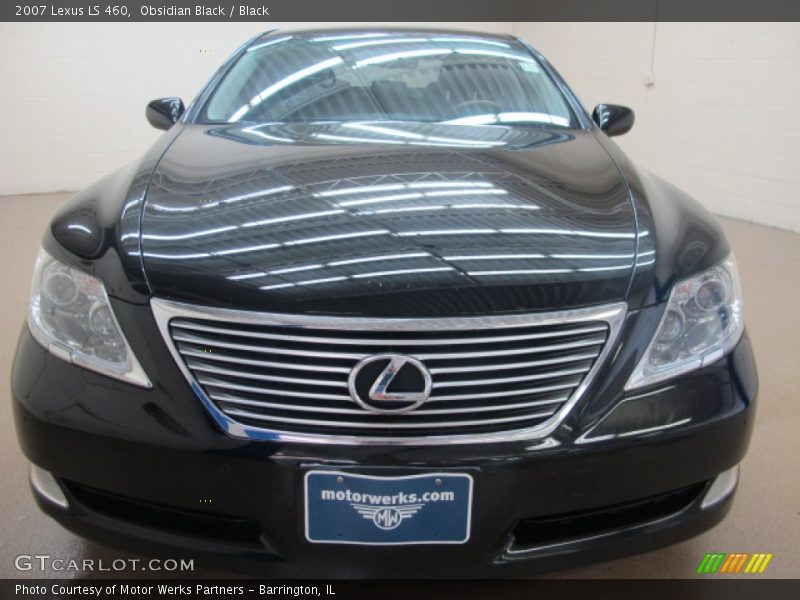 Obsidian Black / Black 2007 Lexus LS 460
