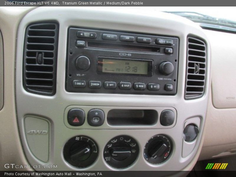 Titanium Green Metallic / Medium/Dark Pebble 2006 Ford Escape XLT V6 4WD