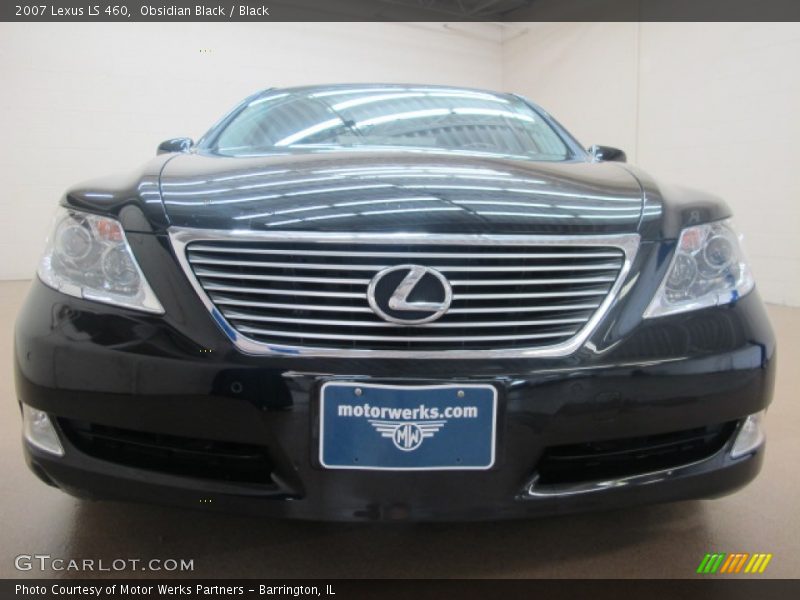 Obsidian Black / Black 2007 Lexus LS 460
