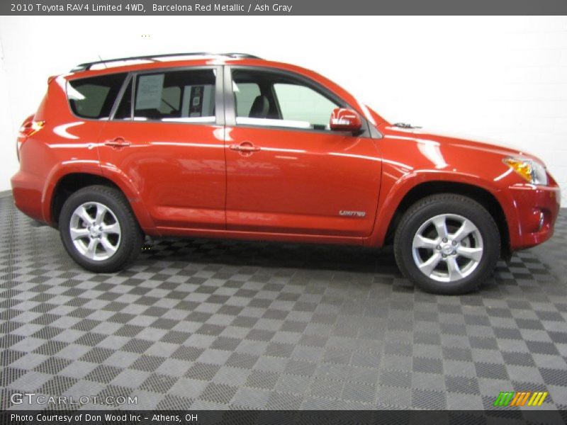 Barcelona Red Metallic / Ash Gray 2010 Toyota RAV4 Limited 4WD