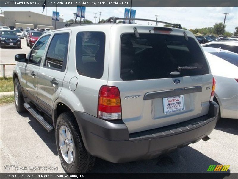 Gold Ash Metallic / Medium/Dark Pebble Beige 2005 Ford Escape XLT