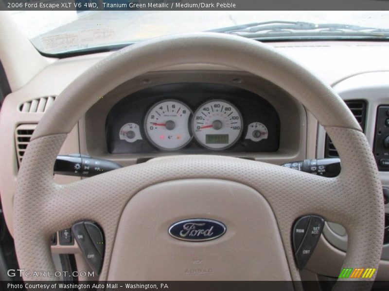 Titanium Green Metallic / Medium/Dark Pebble 2006 Ford Escape XLT V6 4WD