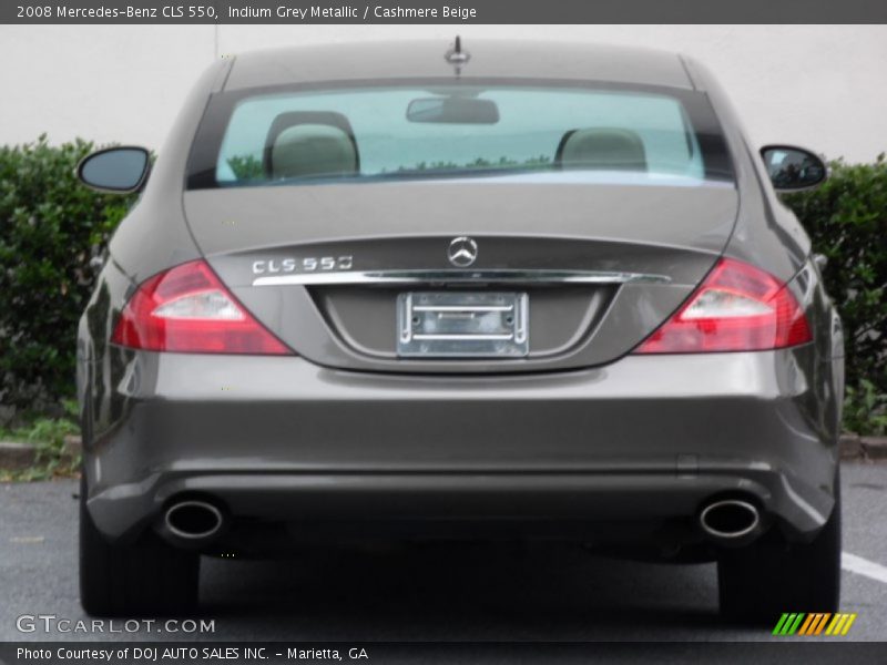 Indium Grey Metallic / Cashmere Beige 2008 Mercedes-Benz CLS 550