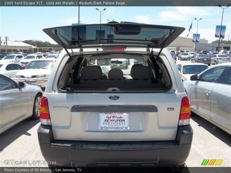 Gold Ash Metallic / Medium/Dark Pebble Beige 2005 Ford Escape XLT