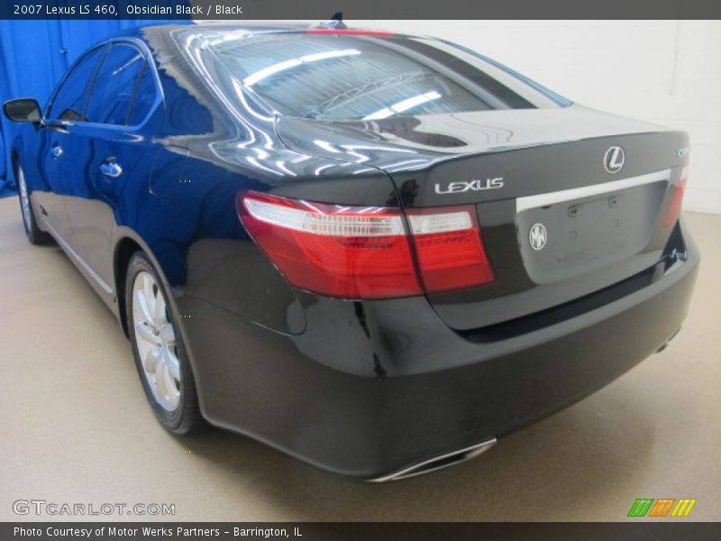 Obsidian Black / Black 2007 Lexus LS 460
