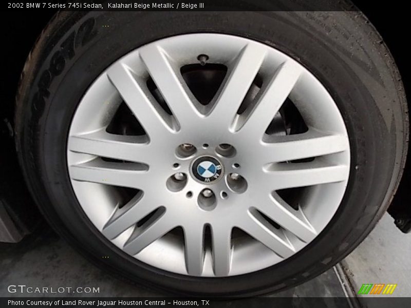Kalahari Beige Metallic / Beige III 2002 BMW 7 Series 745i Sedan