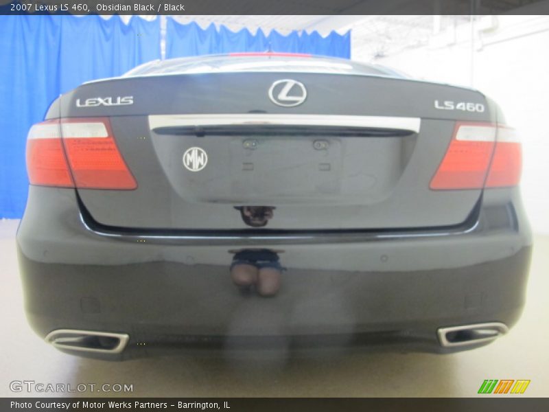 Obsidian Black / Black 2007 Lexus LS 460
