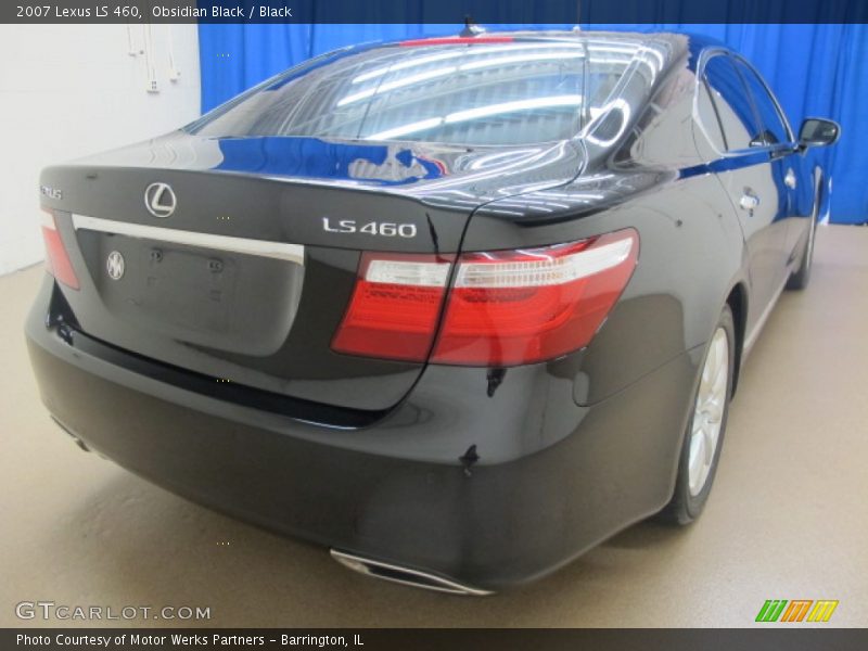 Obsidian Black / Black 2007 Lexus LS 460