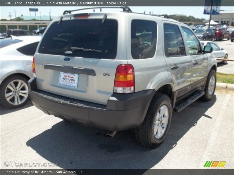 Gold Ash Metallic / Medium/Dark Pebble Beige 2005 Ford Escape XLT