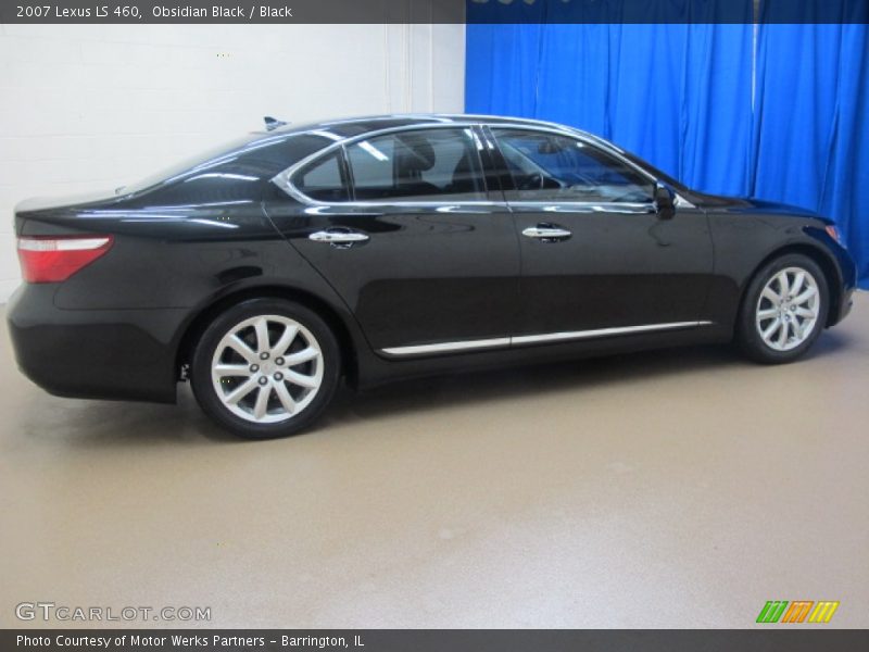Obsidian Black / Black 2007 Lexus LS 460