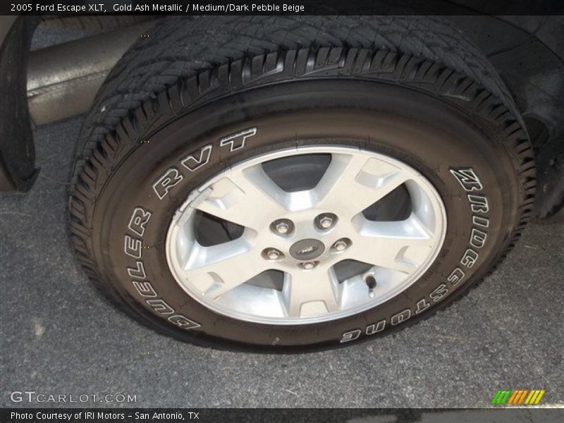 Gold Ash Metallic / Medium/Dark Pebble Beige 2005 Ford Escape XLT