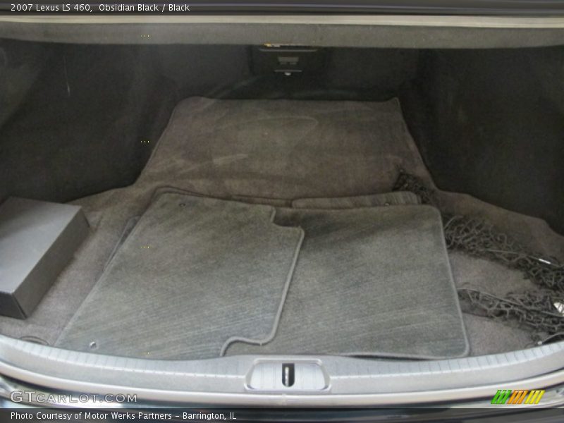 Obsidian Black / Black 2007 Lexus LS 460