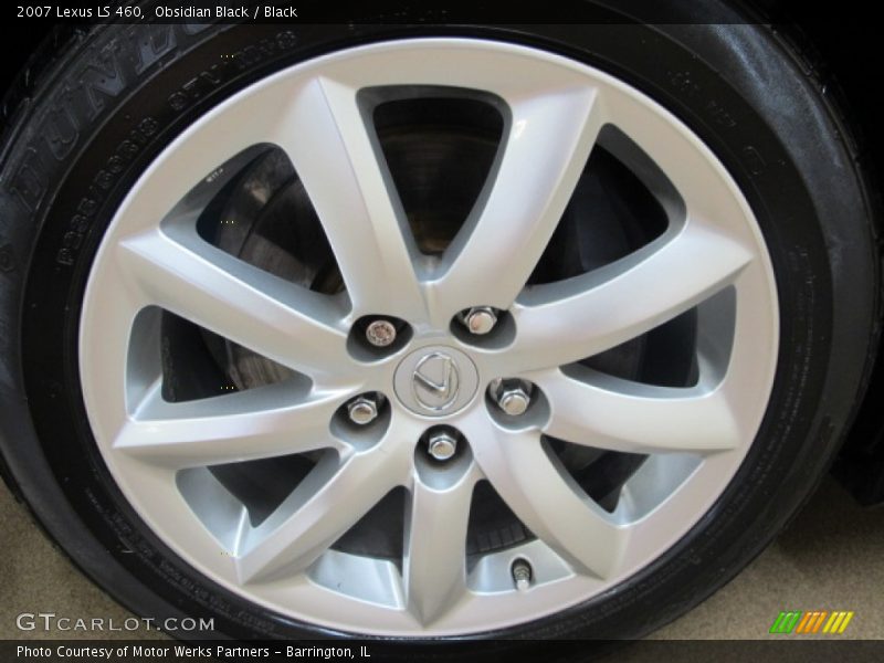 Obsidian Black / Black 2007 Lexus LS 460
