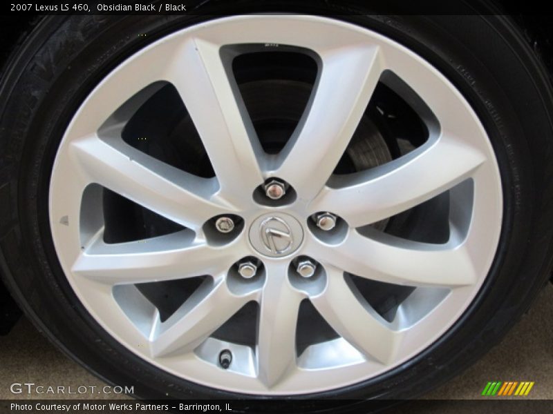 Obsidian Black / Black 2007 Lexus LS 460