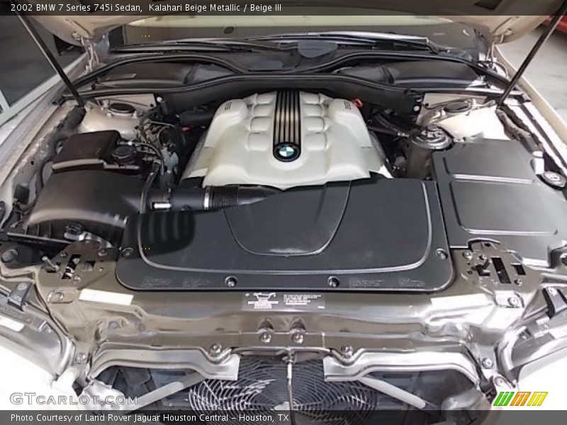  2002 7 Series 745i Sedan Engine - 4.4 Liter DOHC 32-Valve V8