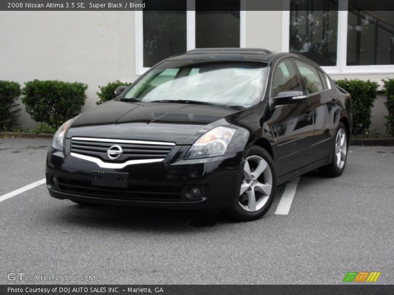 Super Black / Blond 2008 Nissan Altima 3.5 SE