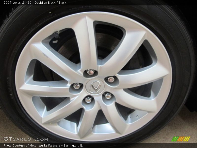 Obsidian Black / Black 2007 Lexus LS 460
