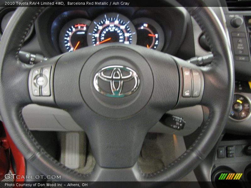 Barcelona Red Metallic / Ash Gray 2010 Toyota RAV4 Limited 4WD