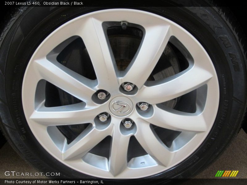 Obsidian Black / Black 2007 Lexus LS 460