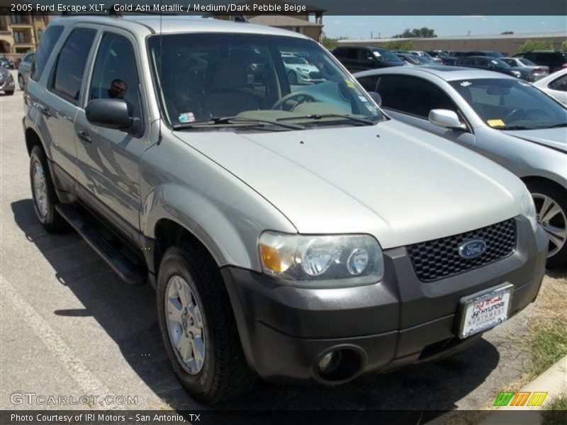 Gold Ash Metallic / Medium/Dark Pebble Beige 2005 Ford Escape XLT