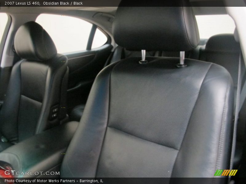 Obsidian Black / Black 2007 Lexus LS 460