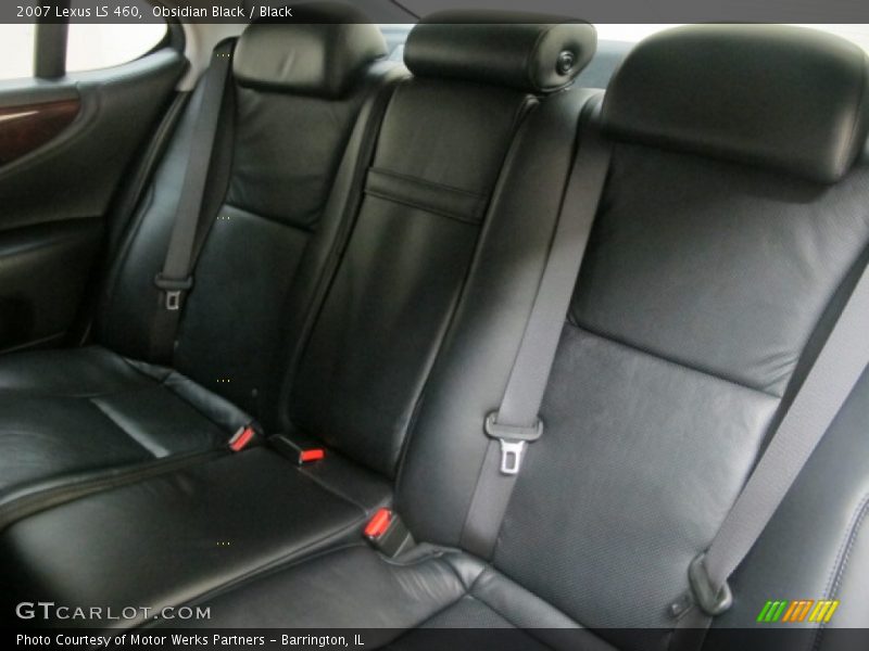 Obsidian Black / Black 2007 Lexus LS 460