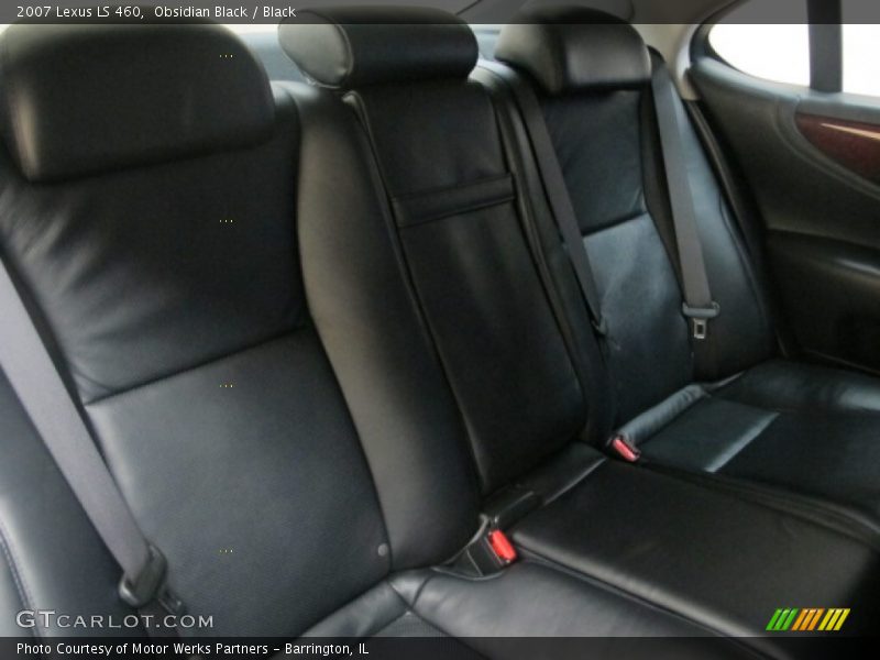 Obsidian Black / Black 2007 Lexus LS 460