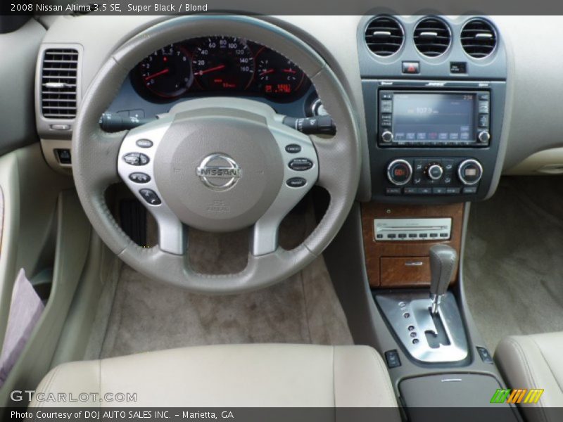 Super Black / Blond 2008 Nissan Altima 3.5 SE