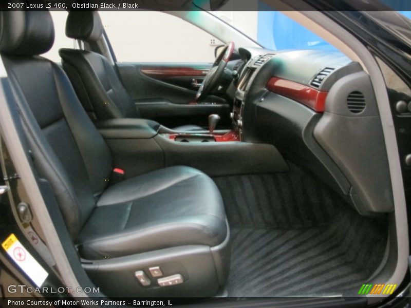 Obsidian Black / Black 2007 Lexus LS 460