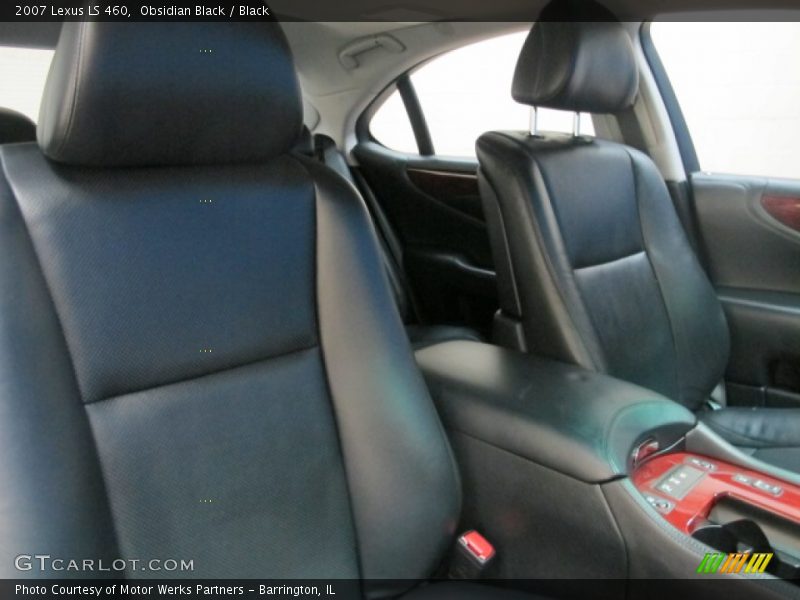 Obsidian Black / Black 2007 Lexus LS 460