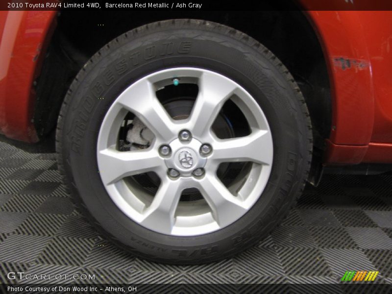 Barcelona Red Metallic / Ash Gray 2010 Toyota RAV4 Limited 4WD