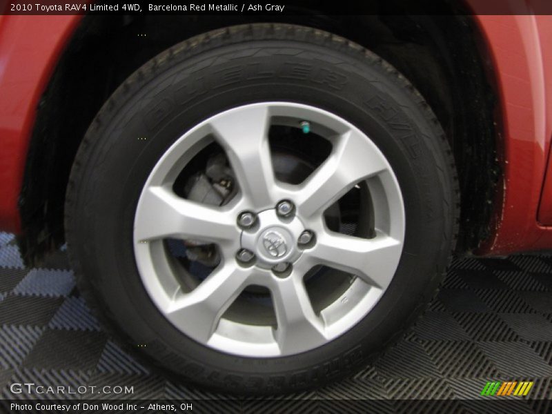 Barcelona Red Metallic / Ash Gray 2010 Toyota RAV4 Limited 4WD
