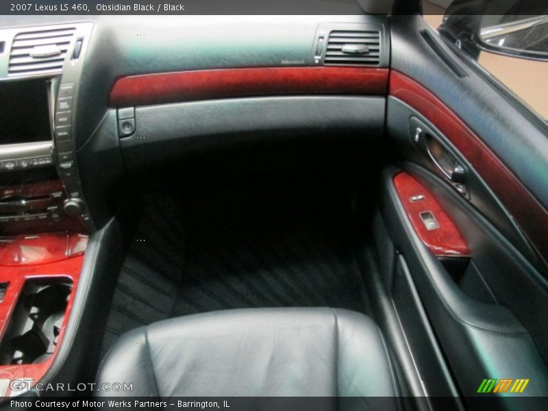 Obsidian Black / Black 2007 Lexus LS 460