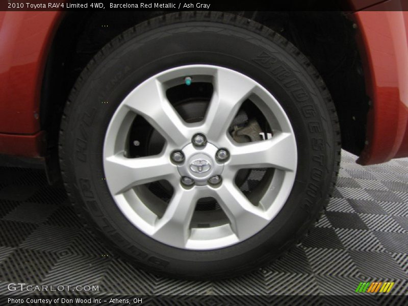 Barcelona Red Metallic / Ash Gray 2010 Toyota RAV4 Limited 4WD