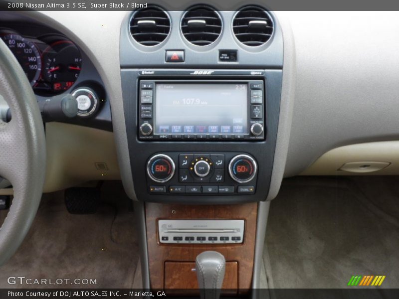 Super Black / Blond 2008 Nissan Altima 3.5 SE