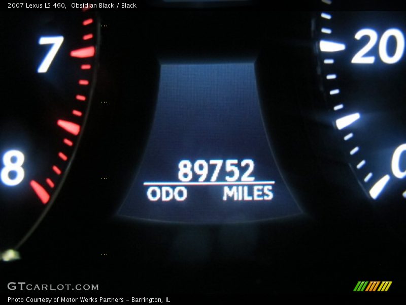 Obsidian Black / Black 2007 Lexus LS 460