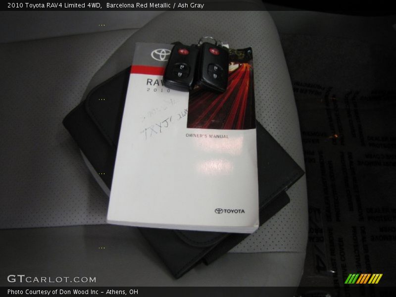 Barcelona Red Metallic / Ash Gray 2010 Toyota RAV4 Limited 4WD