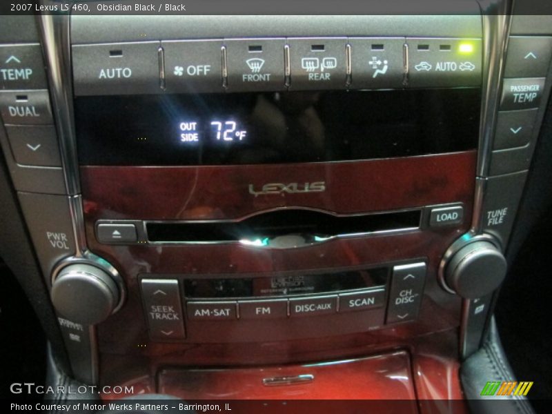 Obsidian Black / Black 2007 Lexus LS 460