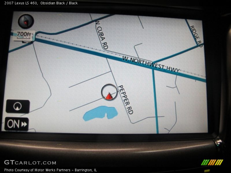 Obsidian Black / Black 2007 Lexus LS 460